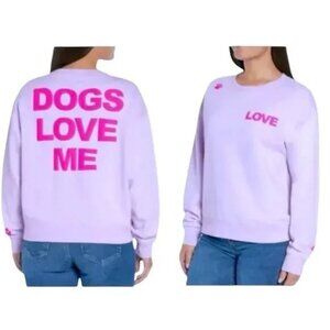 Wild Fox 'Dogs Love Me' Sweatshirt Size Medium